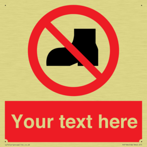 Custom No outdoor footwear